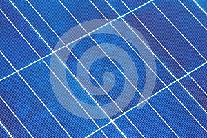 Closeup of a Solar Panel Module Diagonal