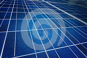 Closeup solare panels