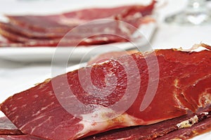 Serrano ham tapas