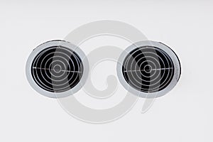 Closeup of soundbar speaker