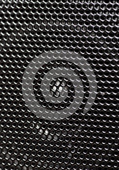 Closeup of speakers textures