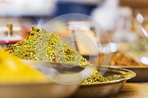 Closeup of spices