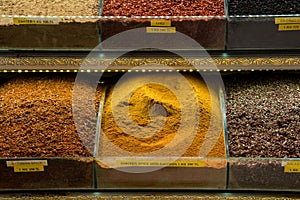 Closeup of spices