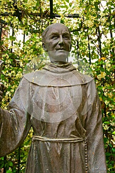 Closeup Statue of Junipero Serra