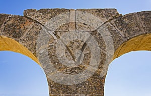 Closeup of Stone Arches at Susya in the West Bank