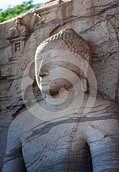 Buddha Gautama in dhyana mudra photo