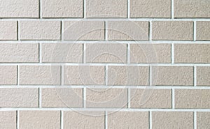 Closeup surface brick pattern at old stone brick wall texture background