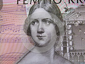 Closeup of a swedish banknote