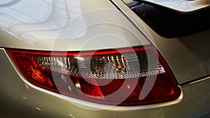 Closeup of the tail light