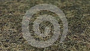 Closeup texture of coconut coir for making mattresses