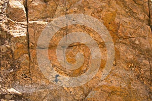 Closeup texture of granite rock