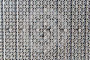 Closeup texture of gray color plastic mat