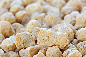 Closeup of Textured Vegetable Protein