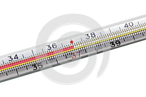 Closeup thermometer