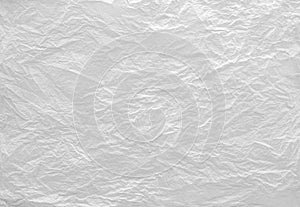 Closeup to white crumpled paper texture background,image