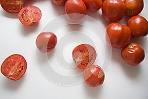 Closeup of tomatoes