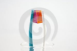 Closeup Toothbrush, romantic