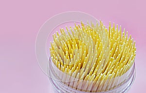 Closeup toothpicks