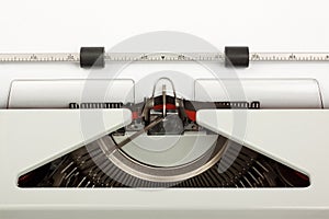 Closeup of Typewriter Typing