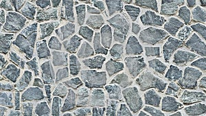 Closeup view of coble stone material.