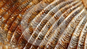 A closeup view of the ribs or striations on the surface of a euglenoid giving it a unique appearance. . photo