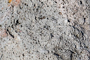 Surface Of A Grey Meteorite