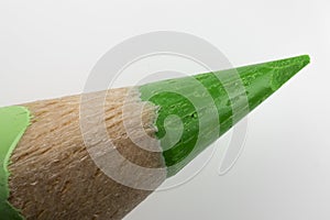 Green pencil tip
