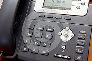 Closeup VoIP Telephone