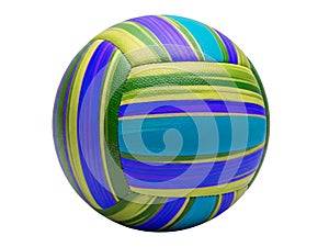 Closeup of a volley ball without shadow