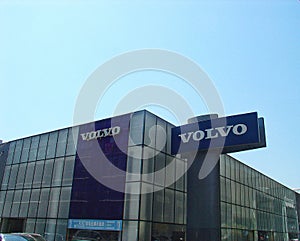 Volvo car store in wuhan city, hubei province, china