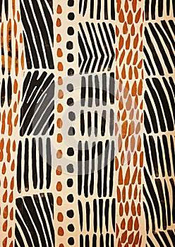 Closeup Wall Pattern Scandinavian Design Jungle Gown African Sav