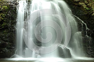 Closeup of a waterfall