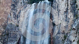 Closeup of waterfall