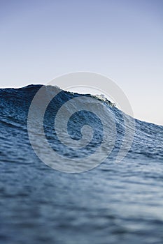 Closeup of a wave