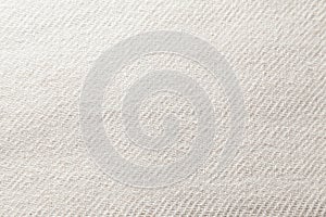 Closeup of white woven texture