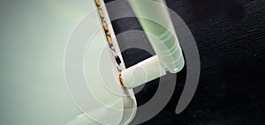 Closeup of Wifi router antenna