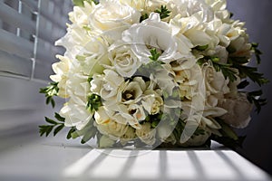Closeup of wonderful bouquet