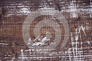 Closeup wooden plank