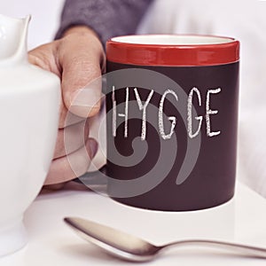 Hygge, danish word for comfort or enjoy
