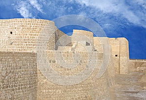 Closeview of the northern side of Bahrain fort