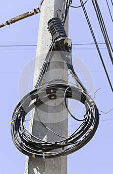 Closure Optical Fiber with cable