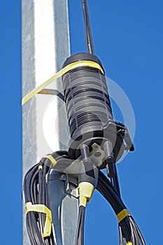 Closure Optical Fiber with cable