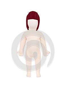 Cloth child mannequin / doll Isolated on White Background