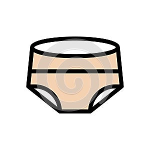 Cloth flat color icon