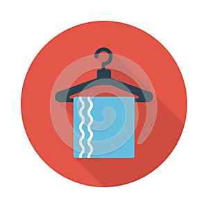 Cloth flat vector  icon