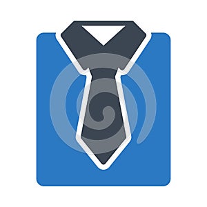 Cloth glyph colour vector  icon