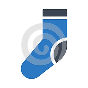 Cloth glyph colour vector icon