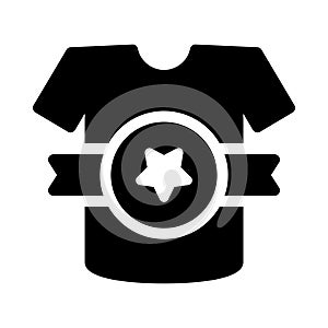 Cloth vector glyph flat icon