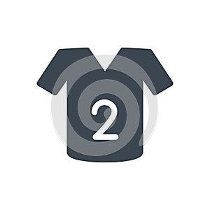 Cloth vector glyph flat icon