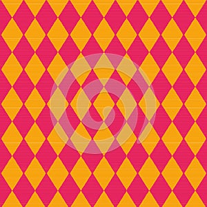 Cloth with red and yellow diamond pattern